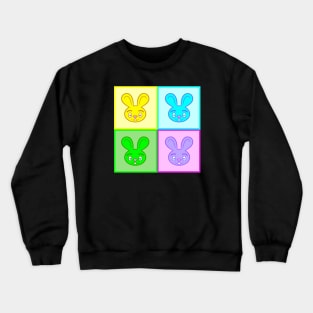 Variety Smiling Bunnies Crewneck Sweatshirt